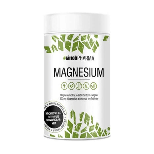 Sinob Magnesium Citrat 120 Tabletten-Magnesium-Maniac-Sports.de