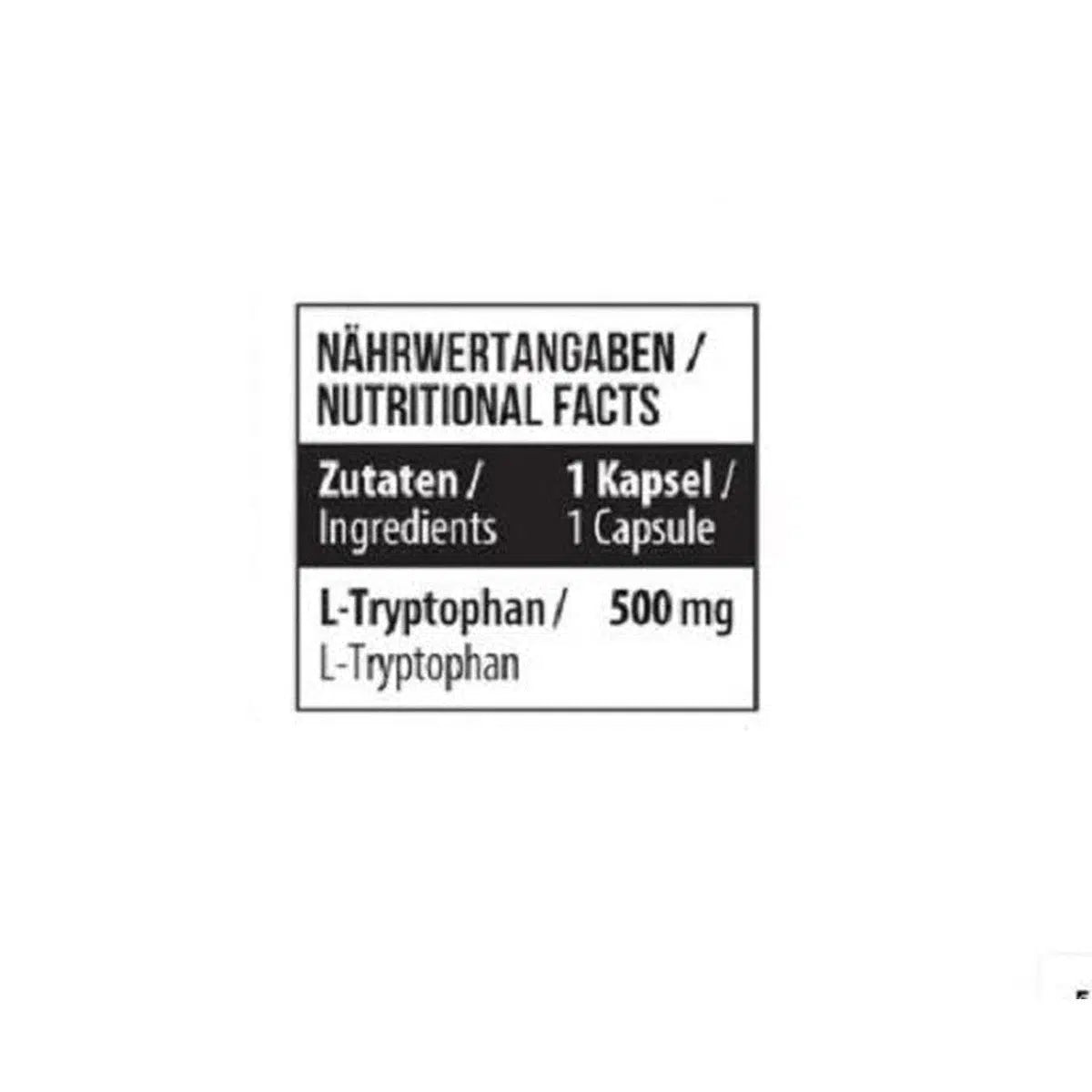 Tryptophan 500mg 60 Kapseln-Mineralstoffe-Maniac-Sports.de