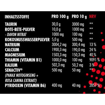 Vasolyte Erdbeer Rhabarber 300g-Mineralstoffe-Maniac-Sports.de