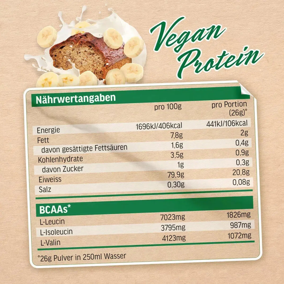 Vegan Protein 390g Dose-Veganes Protein-Maniac-Sports.de