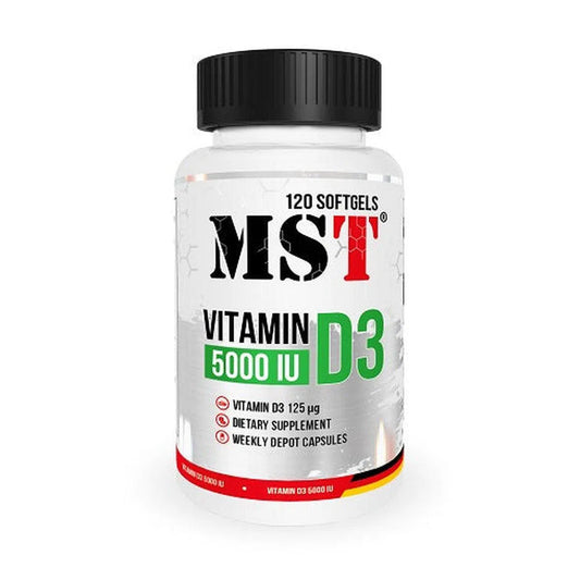 Vitamin D3 5000IU 120 Softgels-Vitamin D3-Maniac-Sports.de