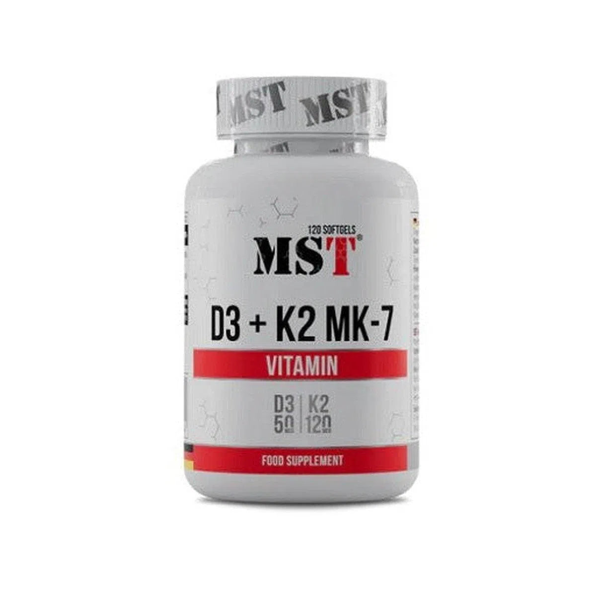 Vitamin D3 + K2 + MK-7 120 Kapseln-Vitamin D3-Maniac-Sports.de