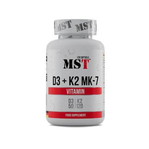 Vitamin D3 + K2 + MK-7 120 Kapseln-Vitamin D3-Maniac-Sports.de