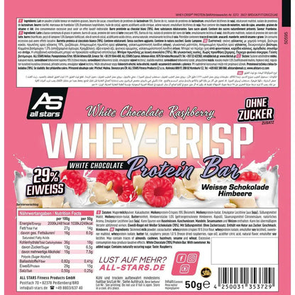 Whey-Crisp Protein 25 Riegel-Proteinriegel-Maniac-Sports.de