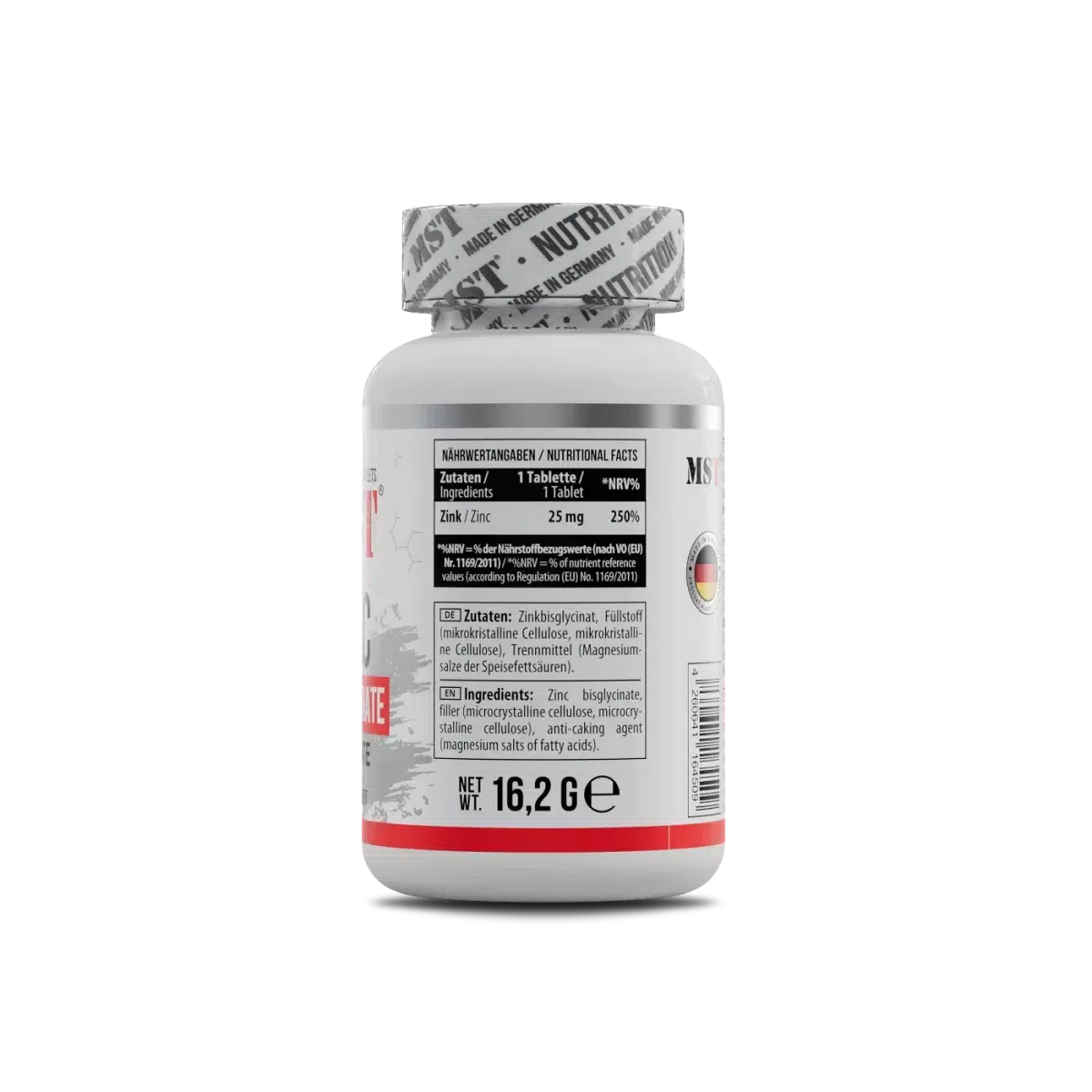 Zinc Chelate Bisglycinate 90 Tabl.-Mineralstoffe-Maniac-Sports.de