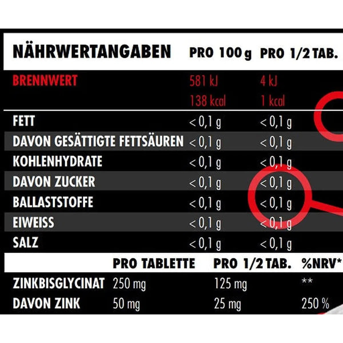 Zink Bisglycinat 150 Tabletten-Zink-Maniac-Sports.de